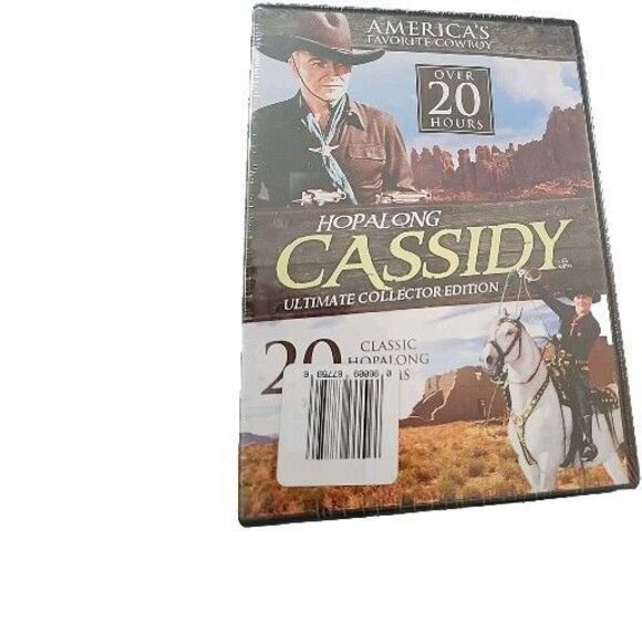 Brand New 2 DVDs - Hopalong Cassidy, 15 Films, 20 Films (DVD) Favorite Cowboy - Picture 2 of 6